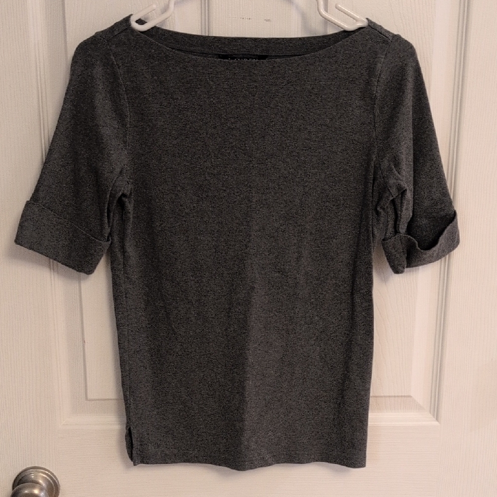 Ralph Lauren Heather Gray Short Sleeve Tee